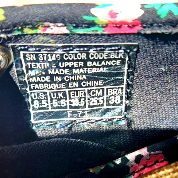 Skechers CALI Black Mary Jane Slip On Wedge Sandals (8.5) - Picture 9 of 9